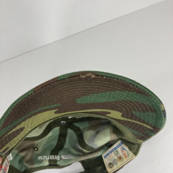 Vintage Sports Specialities North Bay Battalion Camo Hockey Snapback Hat Cap - Picture 10 of 15